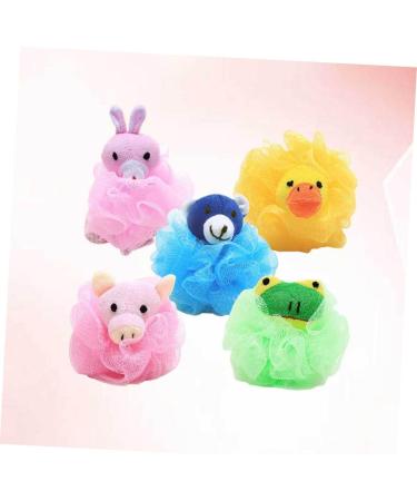 Buy Housoutil 12 Pcs Cartoon Bath Balls & Shower Puffs | Fun Bath Sponges for Kids & Toddlers - Soft Luffa Scrunchies for a Gentle Clean - Buy Online on GoSupps.com