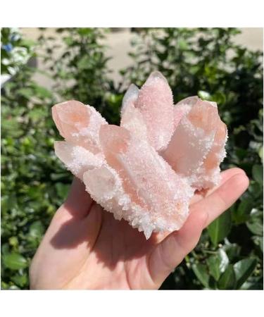 Natural Beautiful Pink Crystal Cluster Stone Natural Crystal Cluster Home Goods ZJGIDTEM (Size : 450-500g) - Buy Online on GoSupps.com