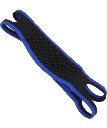 Adjustable Breathable Anti-Snoring Chin Strap with Jaw Support Belt - Royal Blue Edge Cover - Buy Online on GoSupps.com