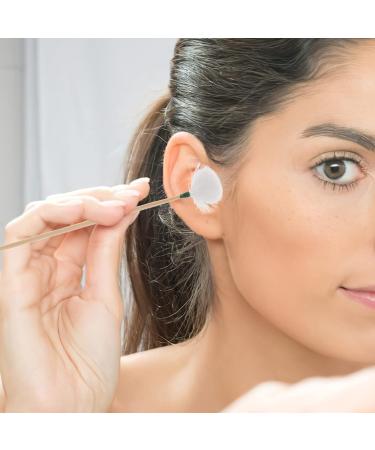 Bamboo Ear Cleaner Set - 12pcs Goose Feathered Wood Ear Picks for Gentle Ear Cleaning and Earwax Removal - Buy Online on GoSupps.com