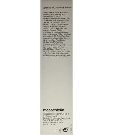 Radiance DNA Intensive Cream by Mesoestetic for Unisex - 1.69 oz Cream - Buy Online on GoSupps.com