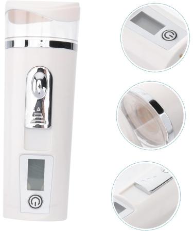 DRESSOOS Hydrating Instrument Facial Mist Sprayer Steamer Mister Portable Face Humidifier White Abs - Buy Online on GoSupps.com