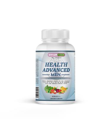 Multivitamin Complex for Men | Calcium, Magnesium, Iron, Vitamins A, C, E, B12, D3, B9, B6 | Essential Vitamins & Minerals | Energy & Immunity | 60 Caps