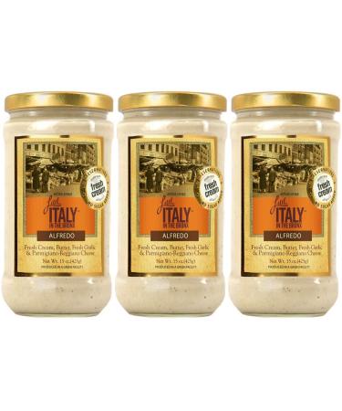 Little Italy Bronx Alfredo Sauce 15 oz (3 Pack) - Buy Online on GoSupps.com