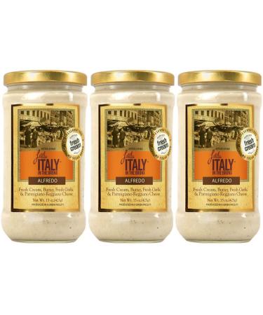 Little Italy Bronx Alfredo Sauce 15 oz (3 Pack)