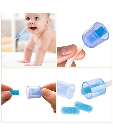 Healeved Baby Care 60pcs Nasal Aspirator Hygiene Filters - Replacement Sponge Filters for Infant Nose Sucker - Nose Cleaning Tools in Blue - Buy Online on GoSupps.com
