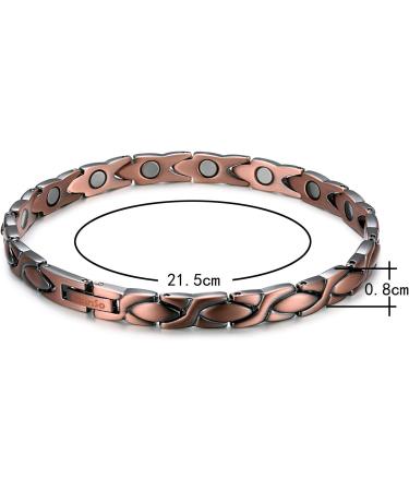 Rainso Elegant Women's Magnetic Copper Bracelet | Health Benefits & Perfect Gifts for Women - Buy Online on GoSupps.com