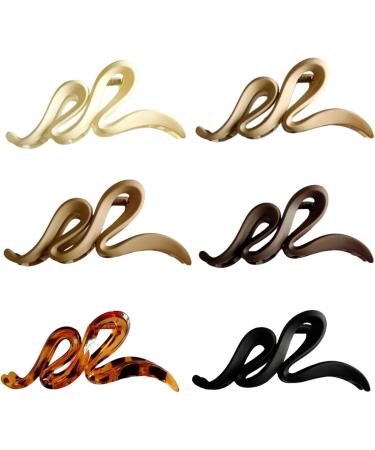 Snake-shaped Hair Claw Frosted Textures Large Hair Clip Strong Grip Back Head Hair Claw Shower Hair Clamp Hair Styling Tool Black - Buy Online on GoSupps.com