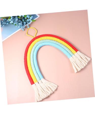 Zerodeko 1pc Kid Room Decor Home Decoration Wall Mounted Weaving Craft Pendant Wall-Mounted Cotton Rope - Buy Online on GoSupps.com