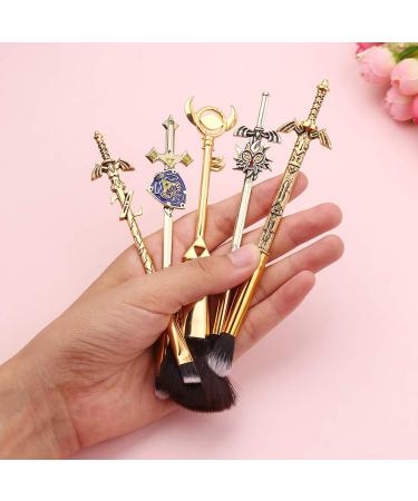 Dan & Dre 5-Part Make-Up Brush Set - The Legend of Zelda | Perfect Cosplay Gift | Women's Cosmetics with Storage Bag - Buy Online on GoSupps.com
