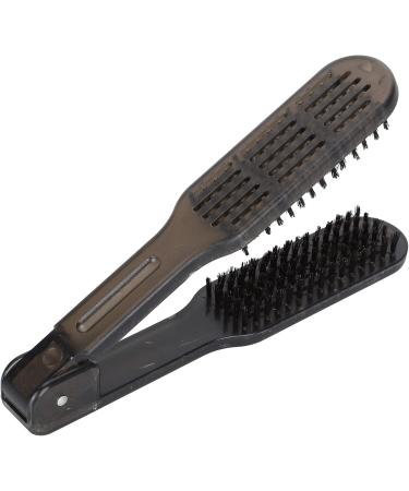 Soft Elastic Bristles Anti-Static Hair Straightener Brush Heat-Resistant Material Glove-Like Handle Hollow and Breathable Back for Fast Styling - Buy Online on GoSupps.com