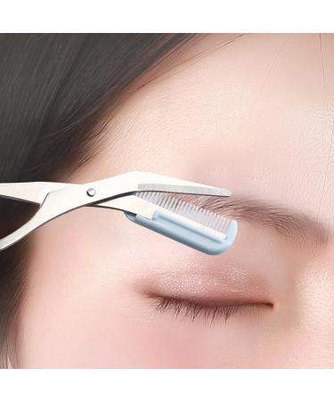 Professional Eyebrow Trimmer Scissors Eyebrow Shear Scissors with Mini Comb and Non Slip Finger Grips All-in-One Shaper Epilator Hair Remover Eyebrow Shaving Scissors Cutter Remover Shaper(Green) - Buy Online on GoSupps.com