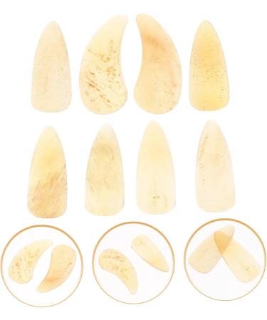 WOFASHPURET 8pcs Guzheng Nails Music Thumb Pick Mandolin Picks Celluloid Guitar Picks Acoustic Guitar Picks Acoustic Guitar Plectrums Horn Pick Thumb Picks Fingerstyle Horns Child Bass 2.5X1.2X0.1CM Light Yellow 03 - Buy Online on GoSupps.com