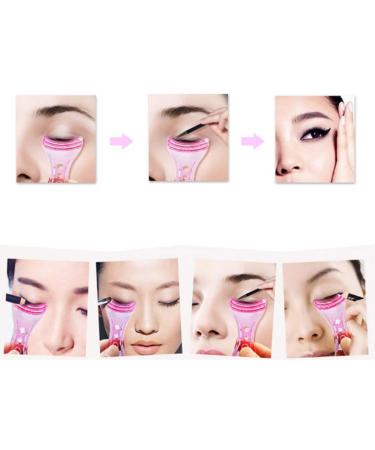 Eyeliner Template Stencil Shaper - Pink Eyeline Makeup Tool for Perfect Application | International Shipping Available - Buy Online on GoSupps.com