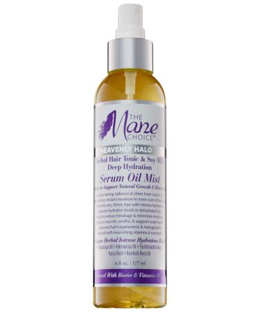 The Mane Choice - Heavenly Halo Herbal Hair Tonic  Soy Milk Deep Hydration Serum Oil Mist (6 oz) yellow (SGB075K1Y3NTUS) - Buy Online on GoSupps.com