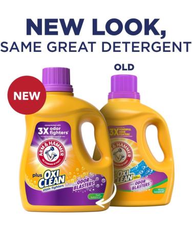 Arm & Hammer Plus OxiClean Odor Blasters Liquid Laundry Detergent - Fresh Botanical 77 Loads 100.5 Fl oz - Ships Worldwide - Buy Online on GoSupps.com