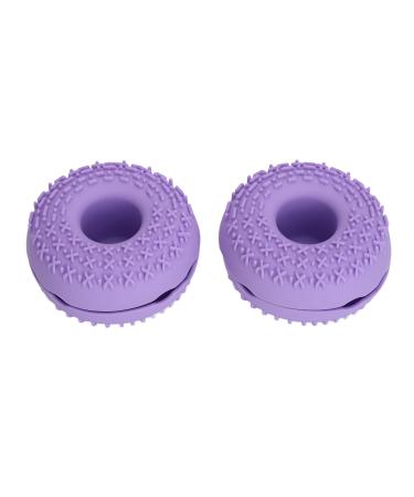 Donut Shape Makeup Brush Cleaner Silicone Mat for Easy Cleaning and Storage