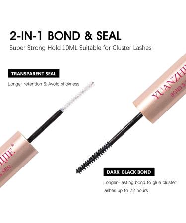 Eyelash Bond and Seal Glue 10ml - Long Lasting Waterproof Lash Glue for Cluster Extensions | YUANZHIJIE - Buy Online on GoSupps.com