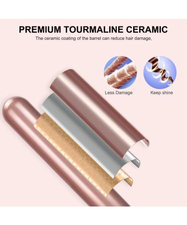 Buy 5 in 1 Curling Iron - Interchangeable Ceramic Wands Fast Heating Ideal for All Hair Types Includes Heat Protective Glove & Clips - International Shipping Available - Buy Online on GoSupps.com