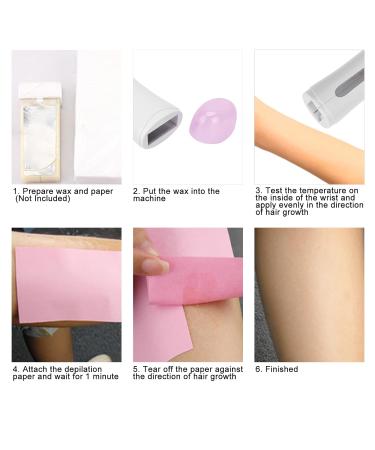 Portable Wax Warmer for Hair Removal - Quick Melting Wax Heater for At-Home Use | Best Epilator for Arms Legs & Underarms (#1) - Buy Online on GoSupps.com