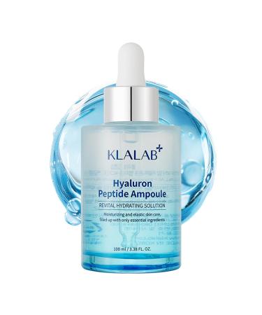 KLALAB Hyaluron Peptide Ampoule I Hyaluronate Coplex Serum 3.38 FL OZ.