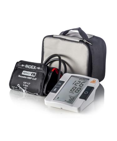 DARIO Blood Pressure Monitor | Accurate BP Machine with Adjustable Cuff (8.75-16.5in) & Carry Case - Unlimited Readings via Bluetooth App