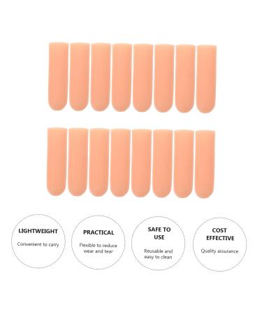 8 Pairs Finger Covers - Cutting Finger Tip Protectors Sleeves Guards | 1.5x1.5cm - International Shipping Available - Buy Online on GoSupps.com