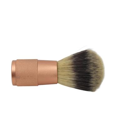 Synthetic shaving brush removes dirt portable soft hair aluminum alloy with ergonomic handle suitable for all bart types effective foaming