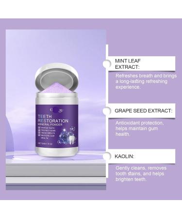 KLYso Gentle Teeth Whitening & Gum Care Powder - Natural Dental Cleaning Formula for Shiny Teeth & Fresh Breath(1PCS) - Buy Online on GoSupps.com