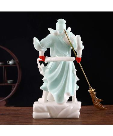 Buddha Statue/Buddha Figurines Artificial Jade Buddha Statue Exquisite Chinese Guan Gong Statue Decoration Guan Yu Buddha Statue Home Living Room Shop Gift 15 Inch Buddha Statue Decoration - Buy Online on GoSupps.com