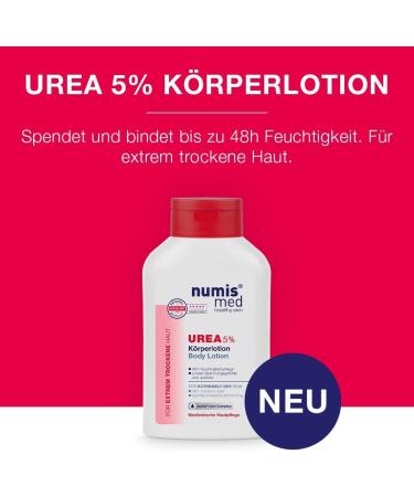  Numis Med numis med Moisturising Lotion 5% Urea - Milk and Body Lotions for Very Dry and Rough Skin - Vegan Free from Silicones Parabens & Mineral Oils - Body Lotion (6 x 300 ml) - Buy Online on GoSupps.com