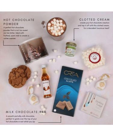 Hot Chocolate Hamper Gift Set - Hot Chocolate Bomb Biscuits & Mini Marshmallows - Birthday Gifts for Women & Men Chocolate Hamper Gift for Couples - Buy Online on GoSupps.com