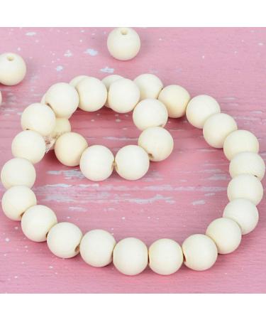 300pcs 20mm Natural Unfinished Round Wood Beads | Wooden Spacer Beads for DIY Crafts - Buy Online on GoSupps.com