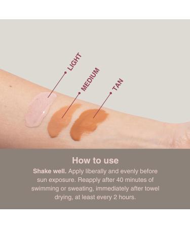 Mineral Fusion Face Serum, Sheer Tint Mineral SPF Serum, 1 Fl Oz, Tan, Tinted Broad Spectrum SPF 50 Mineral Sunscreen, Sheer Coverage, Lightweight & Dewy Finish for Glowing, Protected Skin - Buy Online on GoSupps.com