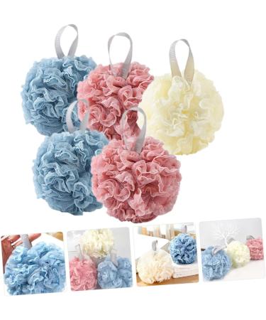 Healeved Bathing Ball Scrubber - Exfoliating Loofah Sponge for Body Wash & Shower | Best Bath Puff & Pouf for Smooth Skin - Buy Online on GoSupps.com