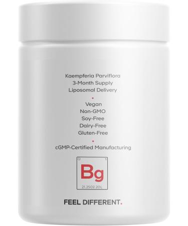 Codeage Liposomal Black Ginger Supplement - Kaempferia Parviflora Root Powder - 3-Month Supply - Ginger Root Pills and Herbal Root - Liposomal Delivery - 1 Capsule Per Serving - Non-GMO - 90 Capsules - Buy Online on GoSupps.com