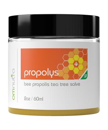 Athletes Foot Treatment Extra Strength - 2OZ Propolis Skincare Foot Salve For Cracked Feet Healing Bee Propolis Salve Tea Tree Salve Magic Salve Ointment Natural Beeswax Salve