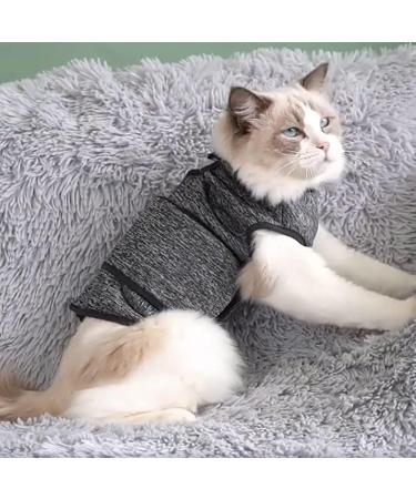 Pet Anxiety Jacket Dog Anxiety Calming Vest Pet Stress Relief Wrap Adjustable Anxiety Relief Onesie Shirts for Small Medium Large Dogs Cats Grey L - Buy Online on GoSupps.com