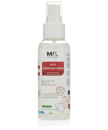 Made For Locs Vegan Rose Water Refresher Spray | Locs Moisturizer | Locs Deodorizer | Amazing Scents (Strawberry Guava 3.4 oz) Strawberry Guava 3.4 Fl Oz (Pack of 1)