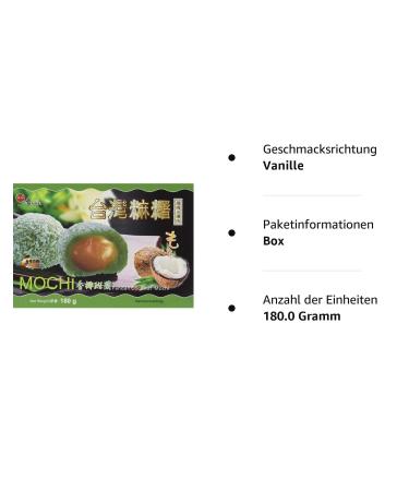 Buy Awon Mochi Coconut Pandan - 6 Pack (180g) | Delicious Dessert & Snack | International Shipping - Buy Online on GoSupps.com