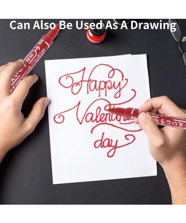 Tattoo Skin Marker Set - Double End Piercing Positioning Pen for Body Art and Permanent Makeup - 10pcs Red Tattoo Marking Pens - Buy Online on GoSupps.com
