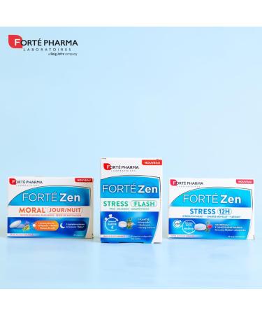 Fort Pharma - Fort Zen Stress Flash - Compl ment alimentaire adulte lib ration rapide - Trac examens - Vitamine B6 Ashwagandha Ginseng am ricain - 10 comprim s orodispersibles 1/jour - Buy Online on GoSupps.com