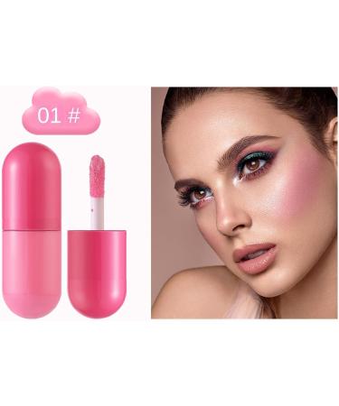  Duqulle Liquid blush liquid reddening for cheeks - Cream Blush - Women's light makeup red highlighter stick for a natural facial look - Buy Online on GoSupps.com