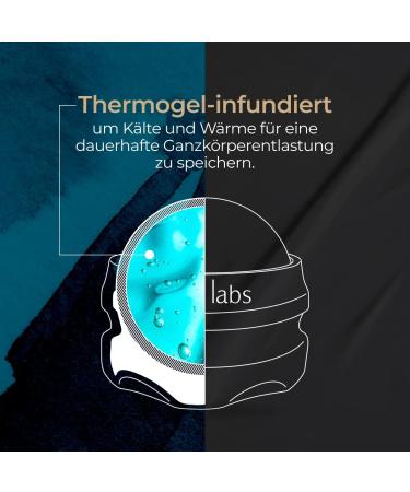 Gya Labs 3-in-1 Cold Massage Rollerball | Cryotherapy Heat Therapy & Aromatherapy Tool for Back & Face Massage - Buy Online on GoSupps.com