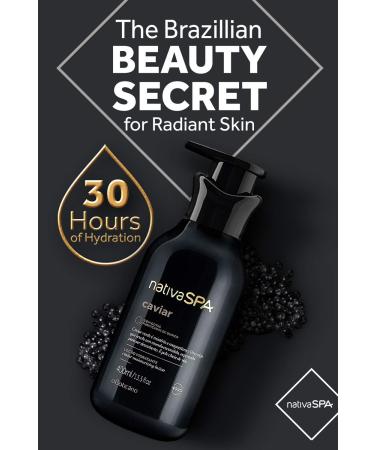 Nativa Spa Caviar Body Lotion by O Boticario | 30 Hours Of Hydration | Lo o Hidratante | Fragranced Skin Moisturizer with Purified Quinoa Drops (13.5 fl oz) - Buy Online on GoSupps.com