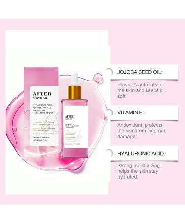 Strawberry Vanilla After Shave Oil for Smooth Skin Huile apr s-rasage douce Pour hommes et femmes - Pr vention contre les poils incarn s - Nourrit et apaise apr s le rasage 2 bo te - Buy Online on GoSupps.com