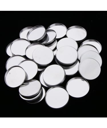 Buy 50x Round Empty Makeup Pans 36mm for Magnetic Eyeshadow - Ideal for Custom Makeup Refills & Organizing - Buy Online on GoSupps.com