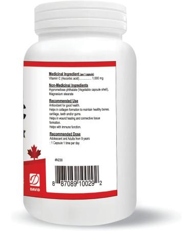 Nutridom Time-Release Vitamin C 1000mg Vegan Non-GMO Gluten free Soy free and Dairy free (120 Veggie Capsules) - Buy Online on GoSupps.com