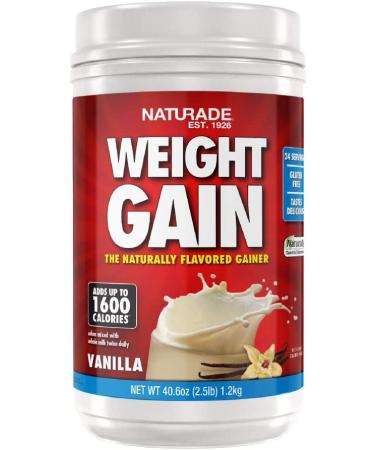 Naturade Weight Gain The Naturally Flavored Gainer - Vanilla - 40.6 Ounce