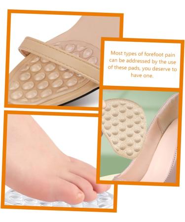 NOLITOY 12 Pairs High Heels Forefoot Pads | Support Insoles & Heel Grips for Women | Comfortable Shoe Inserts for Plantar Pain Relief - Buy Online on GoSupps.com